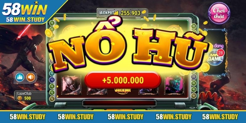 Kho game đa dạng với giao diện sinh động là lý do game thủ mê mẩn nổ hũ
