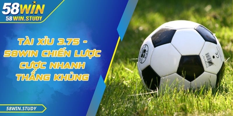 Tài xỉu 3.75 - 58Win chiến lược cược nhanh thắng khủng
